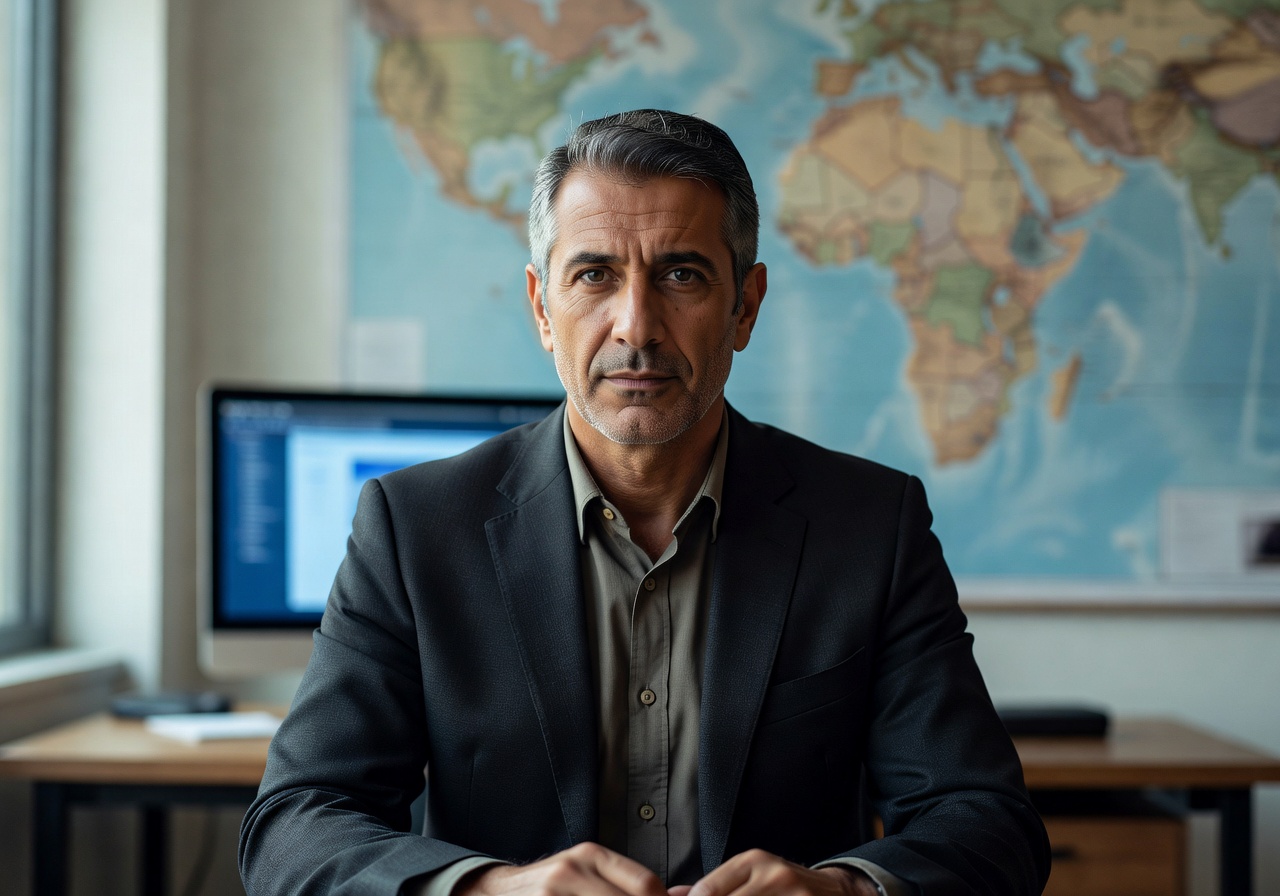 Portrait of Ibrahim Khalil editor covering Africa and the Middle East for VelmoraGuide